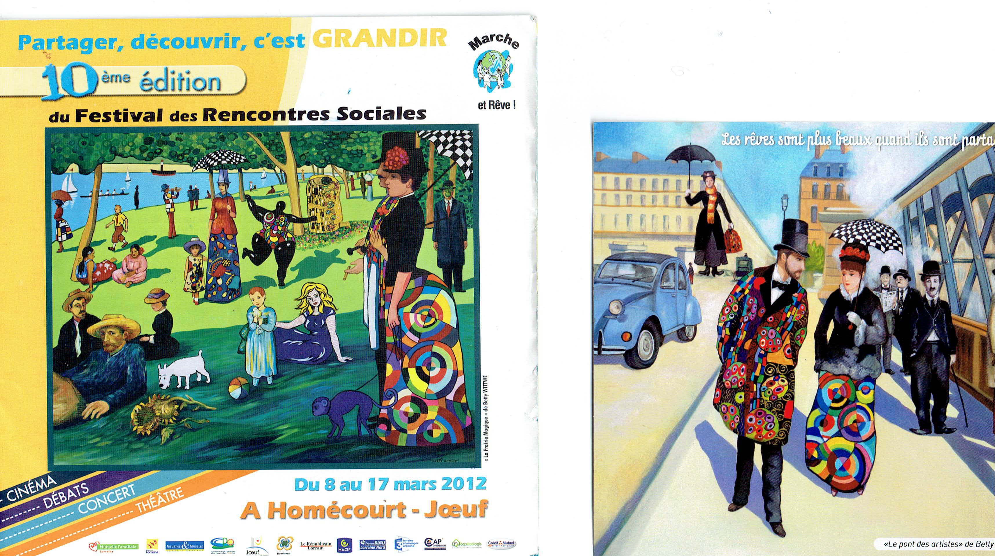 Affiche Festival rencontres sociales 2012