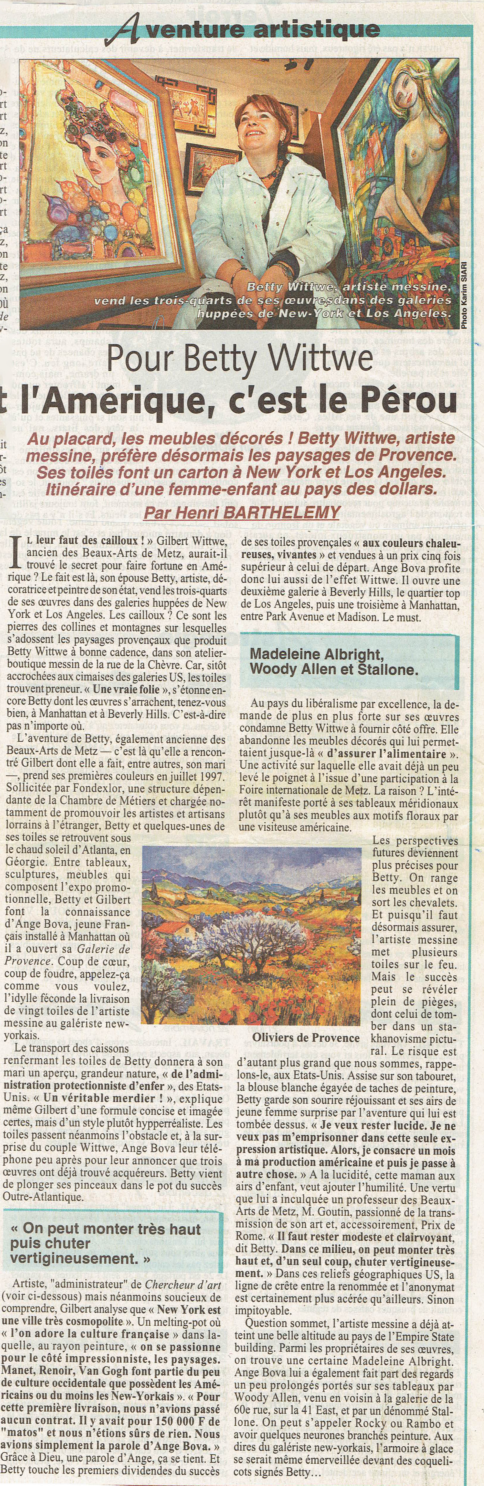 L'amérique, c'est le Pérou