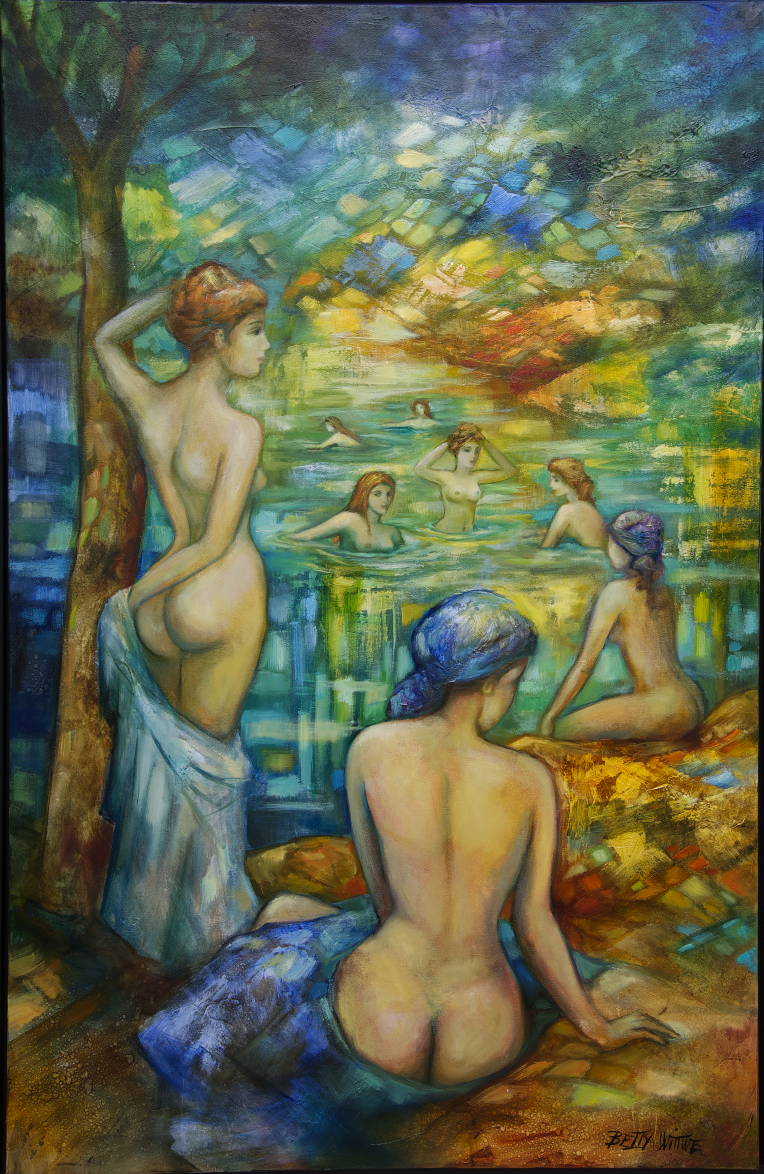 les baigneuses 1m20x80